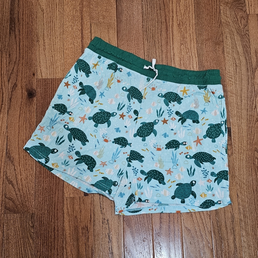 Littlesleepies Sea Turtle Womans Shorts Large